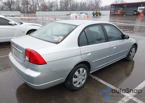 2003 Honda Civic Lx из США, поврежденный, VIN 1HGES16563L016507